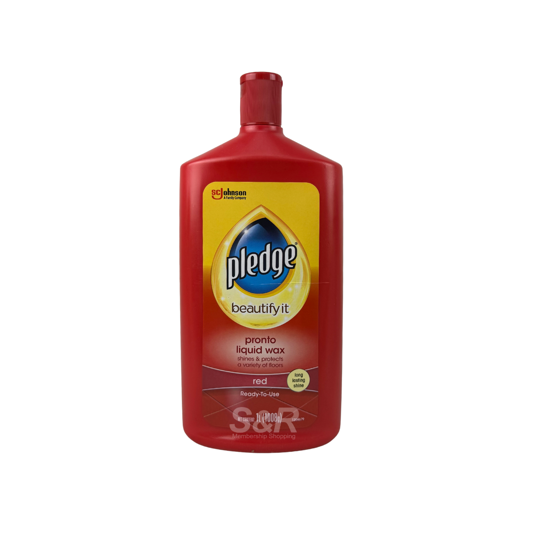 Pledge Red Pronto Liquid Wax 1L